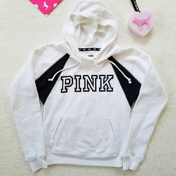 Victoria's Secret PINK Logo Pullover Hoodie Rare - Picture 2 of 6
